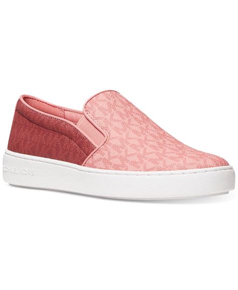 michael kors keaton slip on logo sneakers|michael kors mesh sneakers.